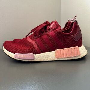 Adidas Nmd Red, Pink, white Woman’s size 7.5